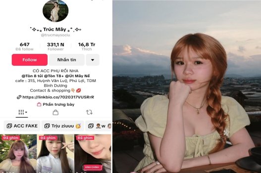 hình sex vú to Lộ clip sex Trúc Mây tiktoker 300K follow